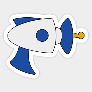 Cartoon SciFi GUN Sticker